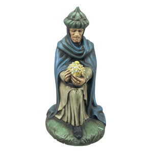 Vtg Holland Mold NATIVITY Wise Man 6.5" Tall Ceramic Hand Painted Replacement